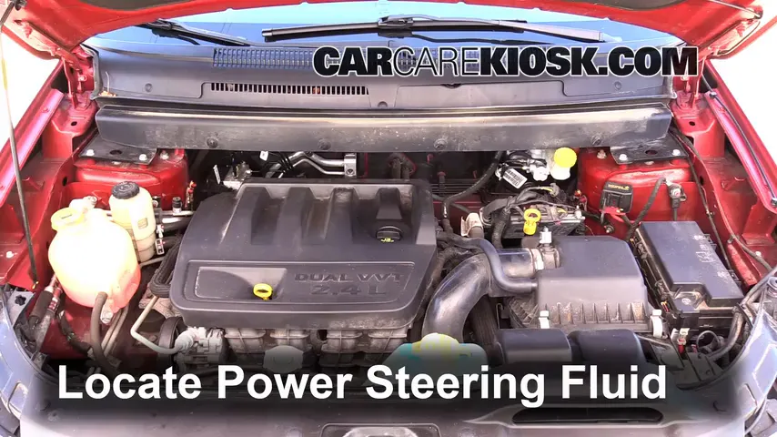 2009 Dodge Journey SE 2.4L 4 Cyl. Power Steering Fluid Check Fluid Level